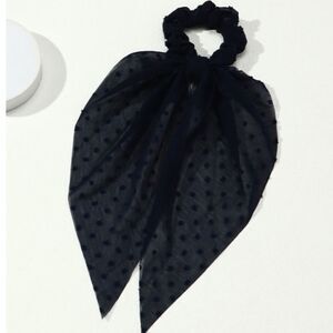 Navy Blue Hair Scarf